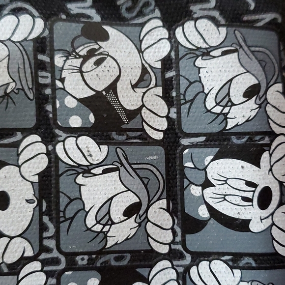 EUC DISNEY Minnie Mouse and Daisy Crossbody Passport Bag Zipper Compartments - Picture 6 of 6